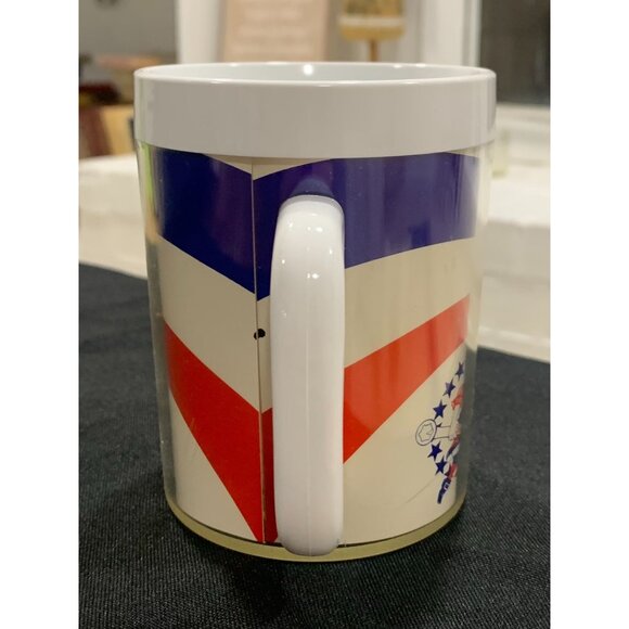 Snap-On Tools Vintage Patriotic Mug 12 Oz Retro Red/White/Blue Design - Picture 3 of 7